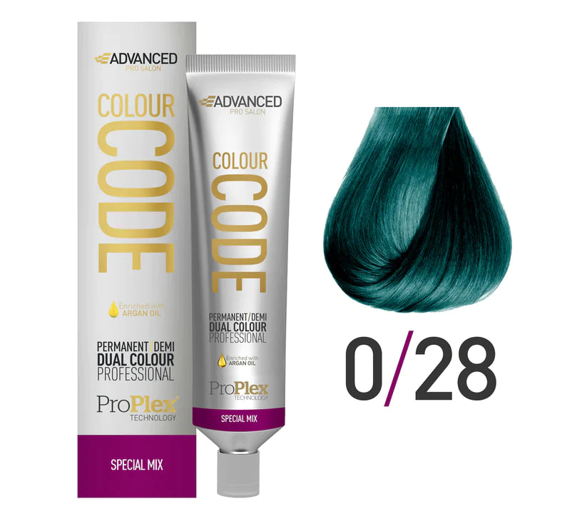 Advanced Colour code permanent/demi hair colour 60ml