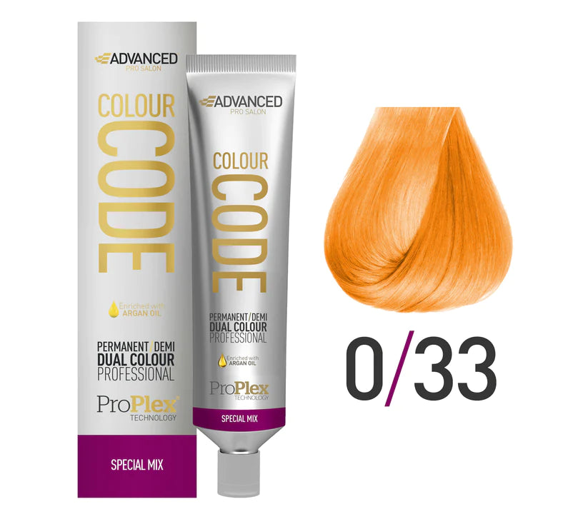 Advanced Colour code permanent/demi hair colour 60ml
