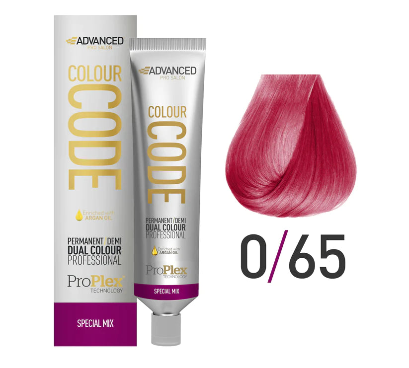Advanced Colour code permanent/demi hair colour 60ml