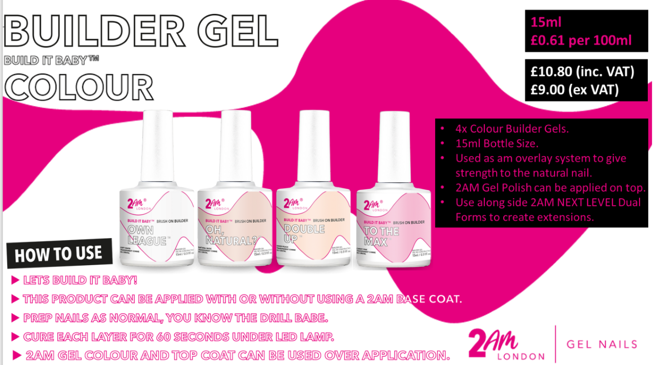 2AM London Build It Baby Builder Gel