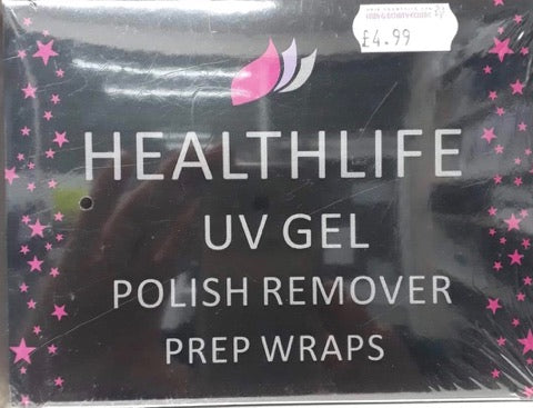 Healthlife UV Gel Polish Remover Prep Wraps