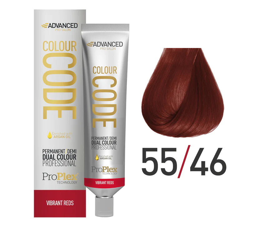 Advanced Colour code permanent/demi hair colour 60ml