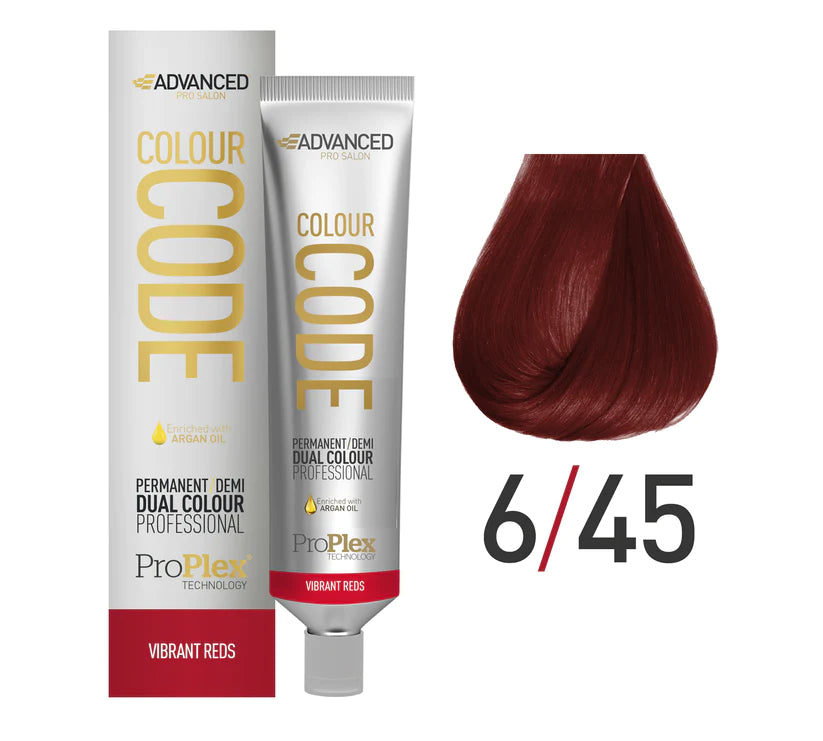 Advanced Colour code permanent/demi hair colour 60ml