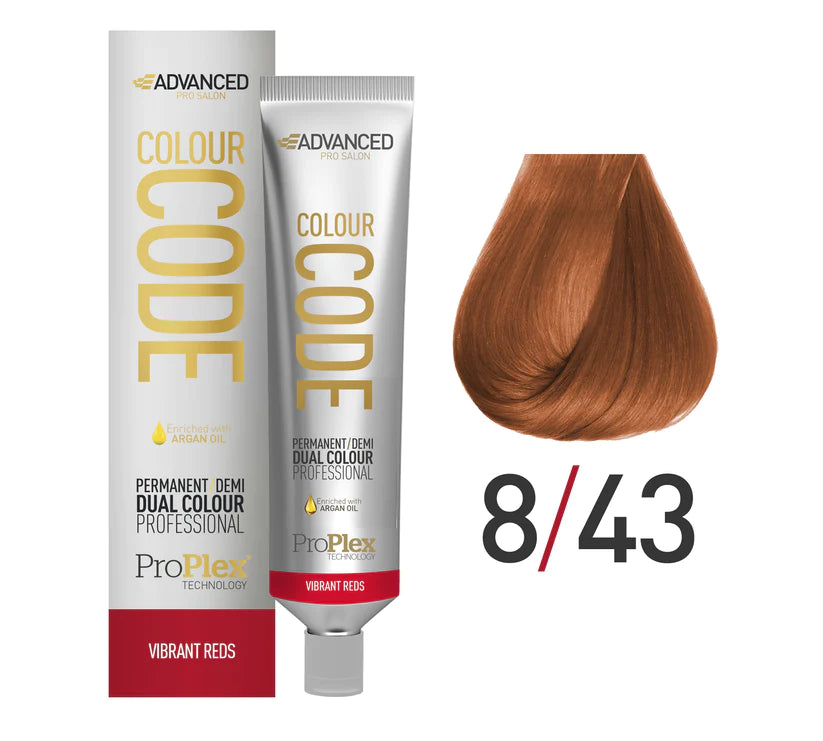 Advanced Colour code permanent/demi hair colour 60ml