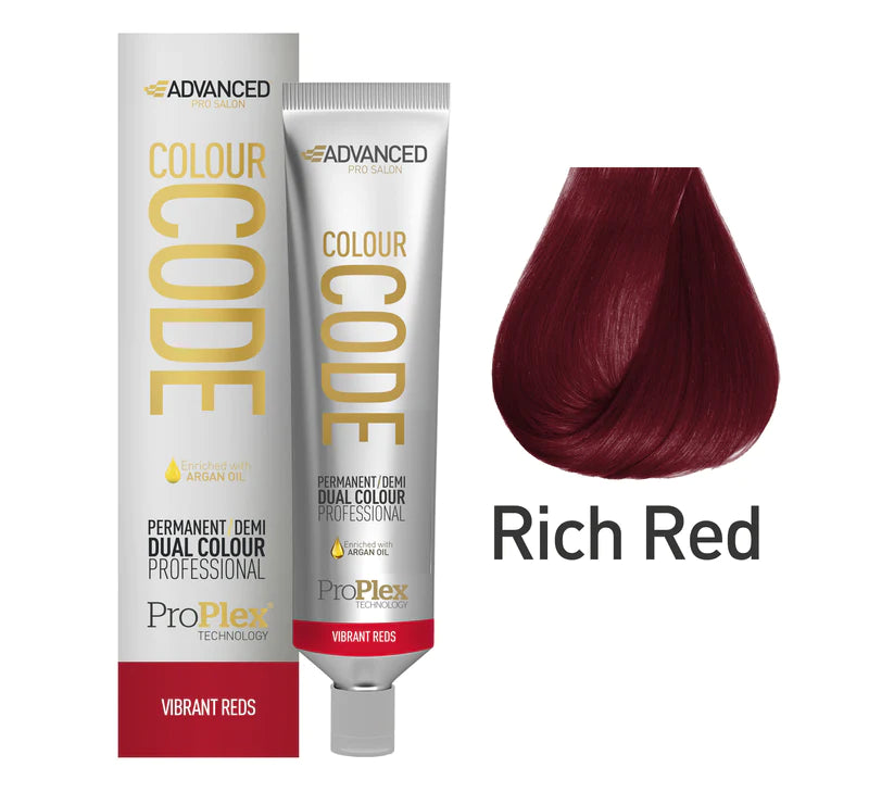 Advanced Colour code permanent/demi hair colour
